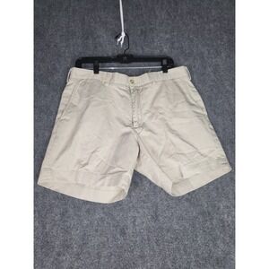 Polo Ralph‎ Lauren Classic Fit Shorts Casual Chino Khaki Tan Men Sz 36 Preppy